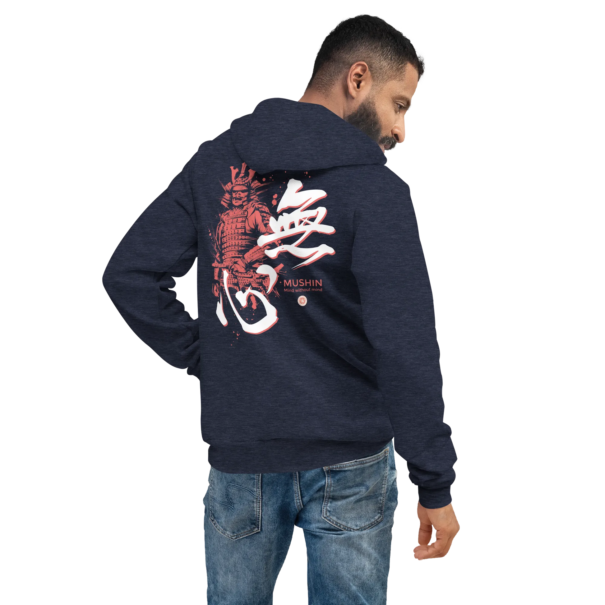 Mushin Japanese Kanji Calligraphy Unisex Hoodie - Samurai Original