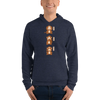 Three wise monkey Ukiyo-e Unisex hoodie