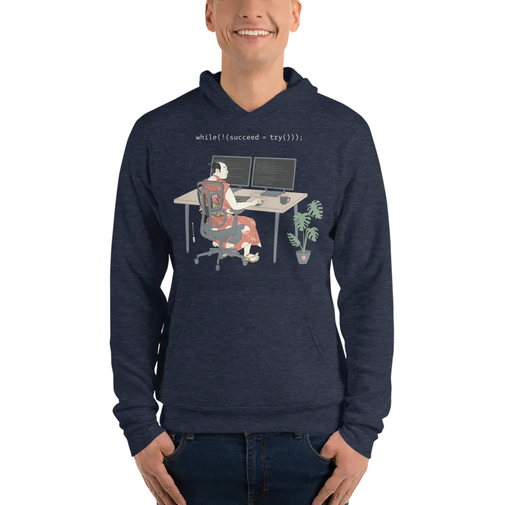 Samurai Programmer Ukiyo-e 6 Unisex hoodie - Samurai Original