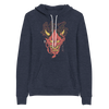 Hannya Japanese Ukiyo-e Unisex Hoodie - Heather Navy / S