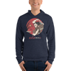 Halloween Samurai Jason Voorhees Japanese Ukiyo-e Unisex Hoodie - Heather Navy / S