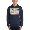 Geisha Henna Artist Japanese Ukiyo-e Unisex Hoodie - Heather Navy / S