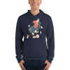 Samurai Dribbling Football Ukiyo-e Unisex hoodie