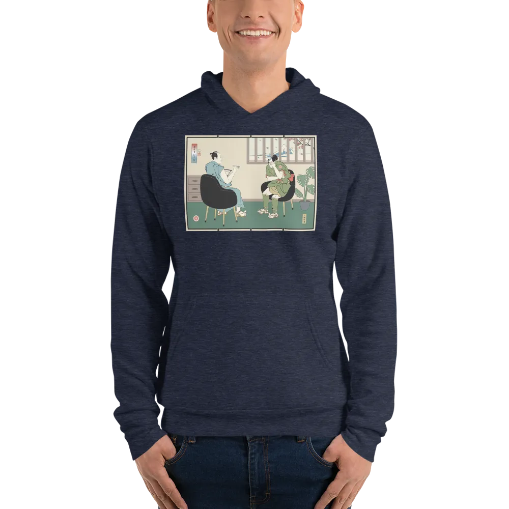 Samurai Psychologist Ukiyo-e Unisex hoodie - Samurai Original