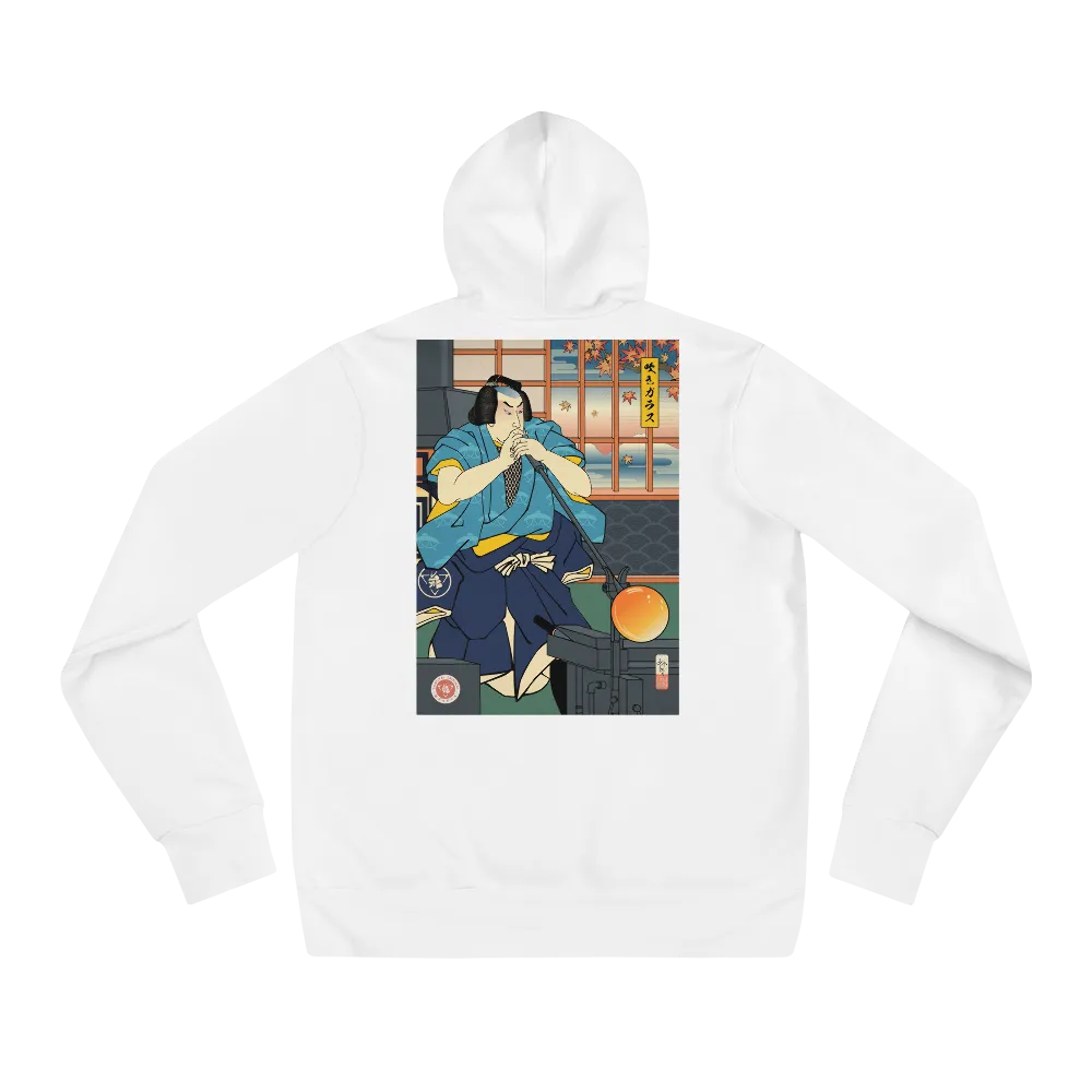 Samurai Glassblowing Ukiyo-e Unisex hoodie - Samurai Original