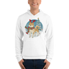 Dog Shiba Funny Christmas Japanese Ukiyo-e Unisex Hoodie - White / S