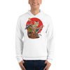 Bengal Cat Japanese Ukiyo-e Unisex Hoodie - White / S