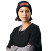 Fall Down Seven Times Stand Up Eight Motivational Quote Japanese Embroidered Waffle Beanie -