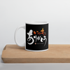 Thank You Always Kanji Calligraphy White Glossy Mug