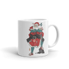 Santa Claus Photographer Camera Ukiyo-e White Glossy Mug