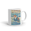 Dog Pitbull Japanese Ukiyo-e White Glossy Mug - Default Title